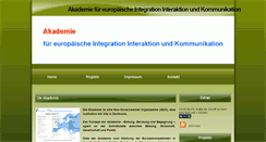 Desktop Screenshot of akademie-iik.eu